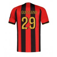 OGC Nice Evann Guessand #29 Hemmatröja 2024-25 Korta ärmar